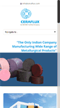 Mobile Screenshot of ceraflux.com